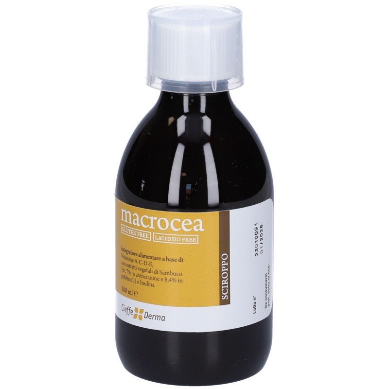 Immagine reale di Macrocea Sciroppo Integratore per Sistema Immunitario 300ml Immagine reale di Macrocea Sciroppo Integratore per Sistema Immunitario 300ml