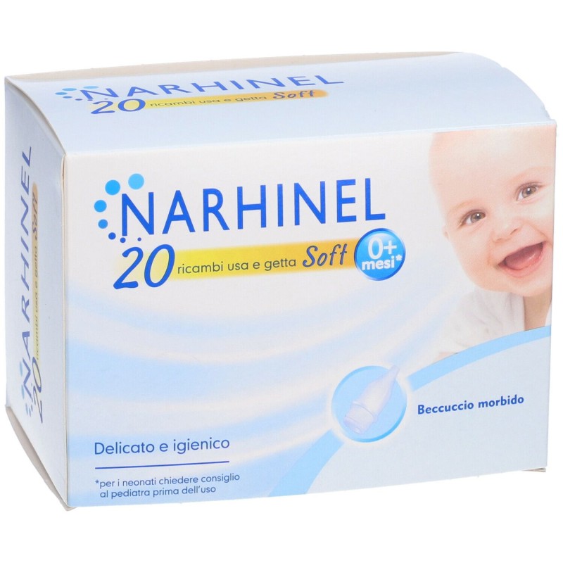 Primo piano di Narhinel Ricambi Usa e Getta Soft 20 Ricambi Primo piano di Narhinel Ricambi Usa e Getta Soft 20 Ricambi
