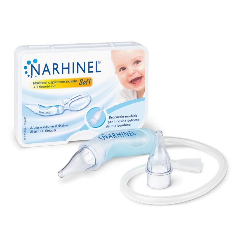 Visualizzazione chiara di Narhinel Aspiratore Nasale Soft Neonati e Bambini Visualizzazione chiara di Narhinel Aspiratore Nasale Soft Neonati e Bambini