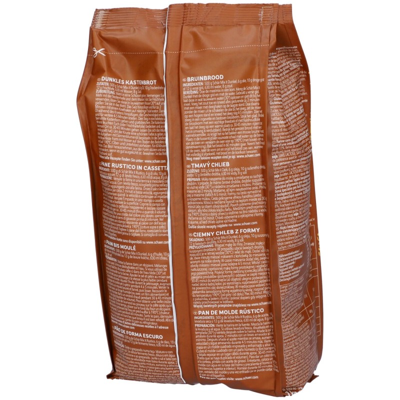 Packaging del prodotto Schar Mix Per Pane Rustico Senza Glutine 1kg Packaging del prodotto Schar Mix Per Pane Rustico Senza Glutine 1kg