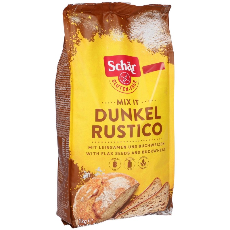 Packaging integro del prodotto Schar Mix Per Pane Rustico Senza Glutine 1kg Packaging integro del prodotto Schar Mix Per Pane Rustico Senza Glutine 1kg