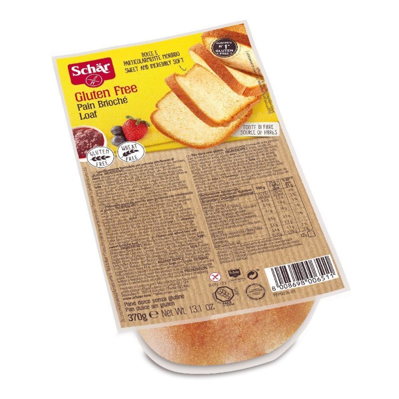 Foto ravvicinata di Schar Pan Brioché Pane Dolce Senza Glutine 370g