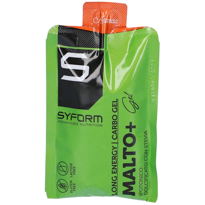 Aspetto del prodotto Malto+ Gel Arancio per Energia 50ml
