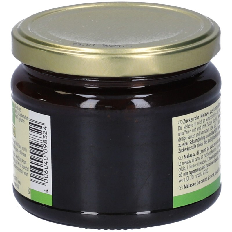 Foto ravvicinata di Melassa Di Zucchero Alla Canna 300 G