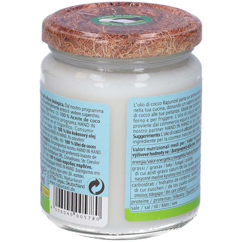 Confezione sigillata di Rapunzel Olio Di Cocco Integratore Ricostituente 200g Confezione sigillata di Rapunzel Olio Di Cocco Integratore Ricostituente 200g