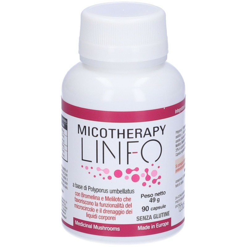 Packaging integro del prodotto AVD Micotherapy Linfo Integratore per Microcircolo 90 Capsule