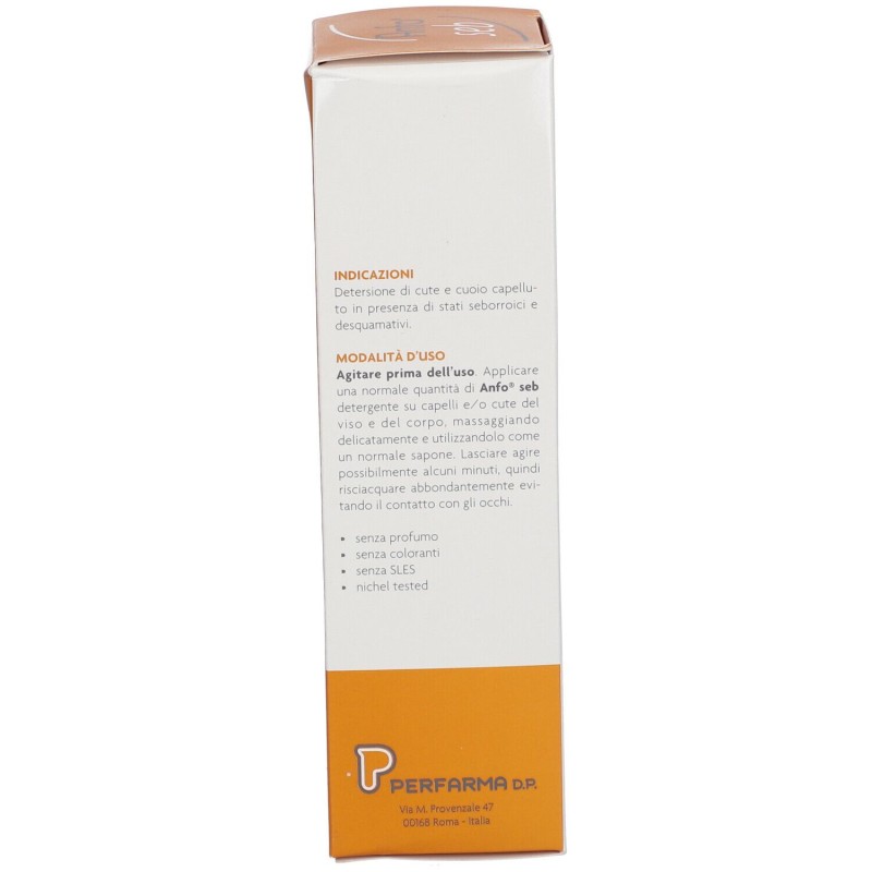 Foto esplicativa di Anfo Seb Shampoo Doccia Detergente 200ml Foto esplicativa di Anfo Seb Shampoo Doccia Detergente 200ml