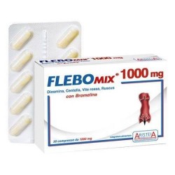 Foto illustrativa del packaging di Flebomix 1000 Mg Integratore per Circolazione 30 Compresse