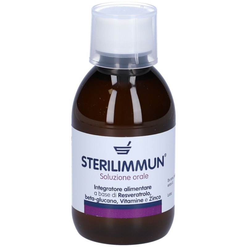Primo piano di Sterilimmun per Sistema Immunitario 200ml Primo piano di Sterilimmun per Sistema Immunitario 200ml