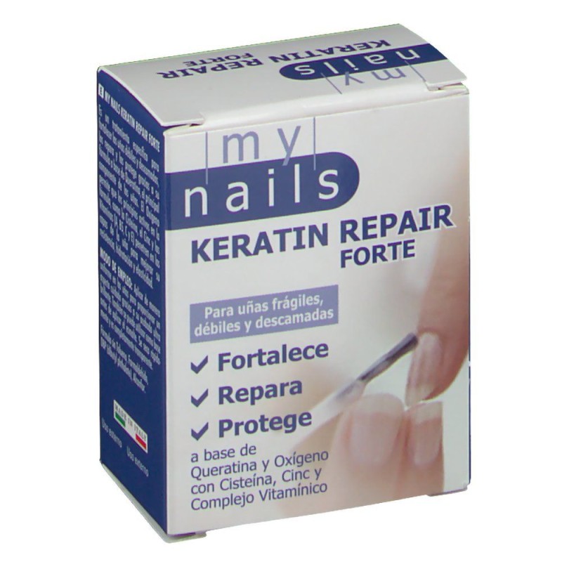 Packaging del prodotto My Nails Keratin Repair Forte per Unghie Fragili 10ml Packaging del prodotto My Nails Keratin Repair Forte per Unghie Fragili 10ml