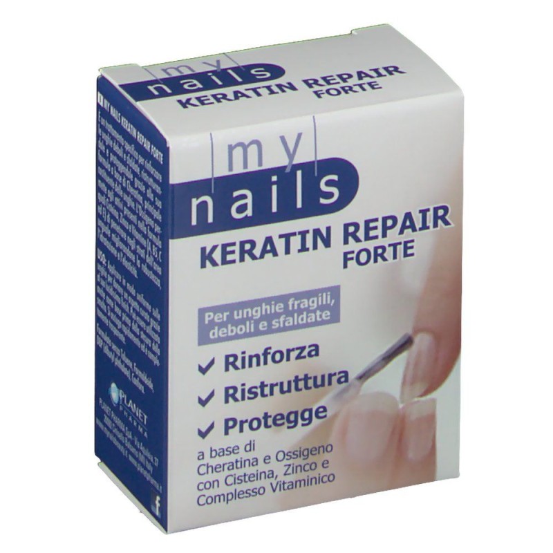 Scatola originale del prodotto My Nails Keratin Repair Forte per Unghie Fragili 10ml Scatola originale del prodotto My Nails Keratin Repair Forte per Unghie Fragili 10ml