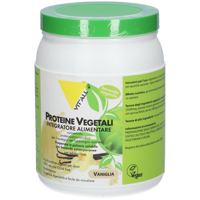 Packaging del prodotto Vital Plus Plantfusion Vaniglia Integratore Proteico 454 g