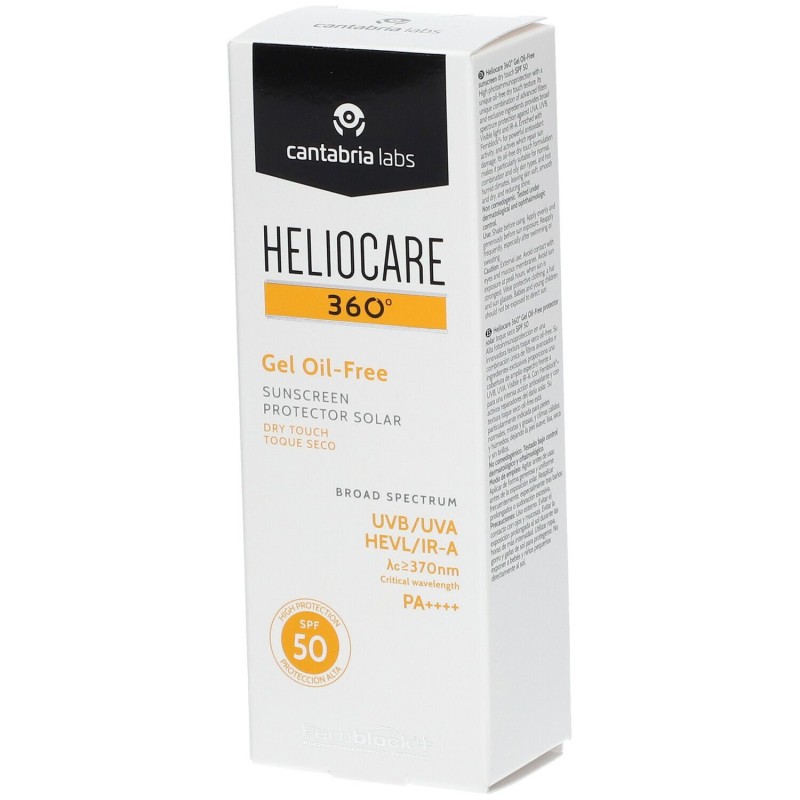 Foto esplicativa di Heliocare 360 Gel Oil Free Gel Solare SPF 50 50ml