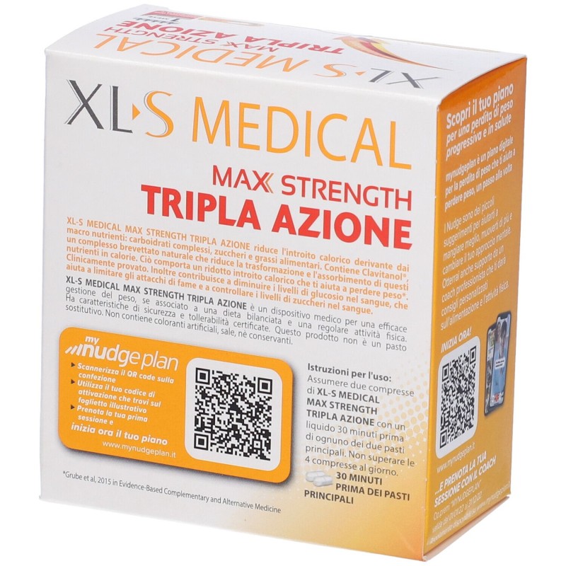 Visualizzazione chiara di XLS Medical Max Strength 120 Compresse