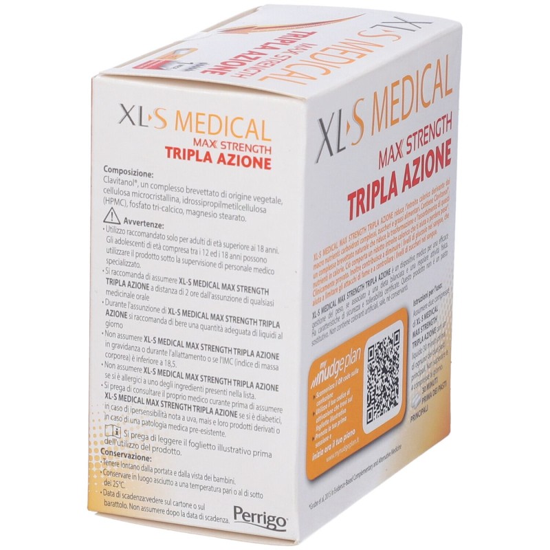 Scatola originale del prodotto XLS Medical Max Strength 120 Compresse
