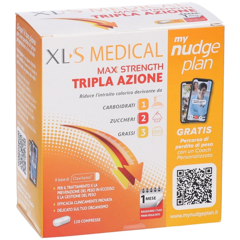 Foto ravvicinata di XLS Medical Max Strength 120 Compresse