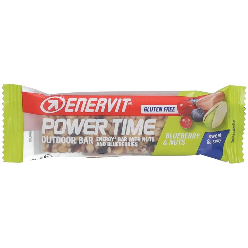 Foto esplicativa di Enervit Power Time Arachidi e Mirtilli Barretta Energetica 1 Pezzo 30g Foto esplicativa di Enervit Power Time Arachidi e Mirtilli Barretta Energetica 1 Pezzo 30g