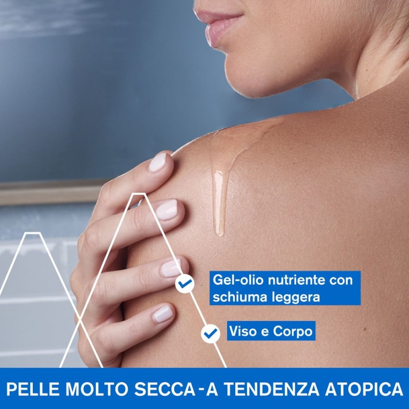 Visualizzazione chiara di Uriage Xémose Olio Lavante Lenitivo Doccia e Bagno Pelle Secca 1L