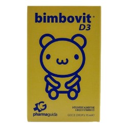 Confezione commerciale diBimbovit D3 Integratore Vitamina D3 Gocce 15ml Confezione commerciale diBimbovit D3 Integratore Vitamina D3 Gocce 15ml