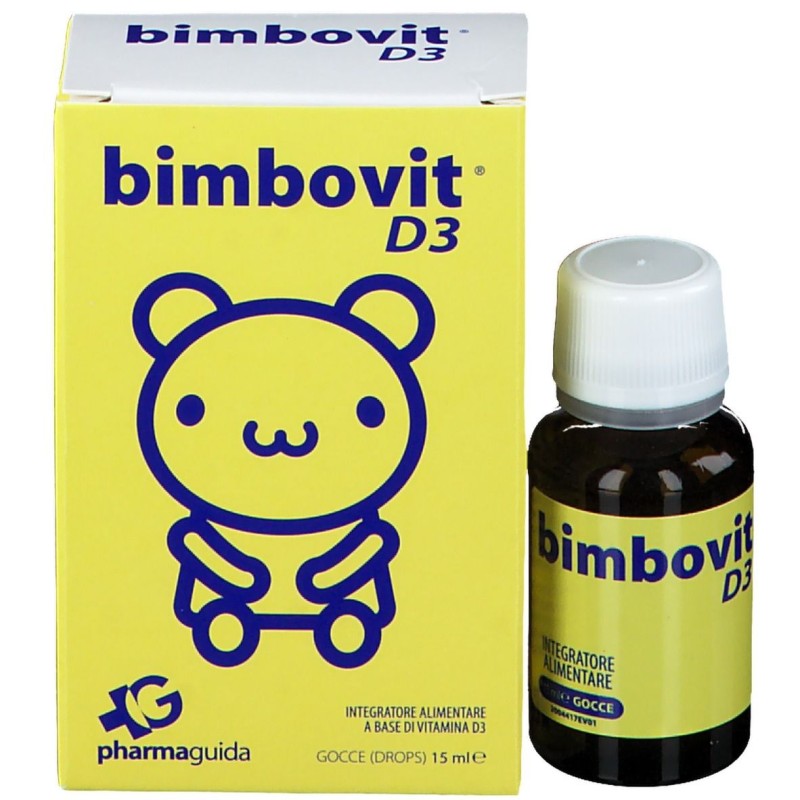 Confezione sigillata di Bimbovit D3 Integratore Vitamina D3 Gocce 15ml