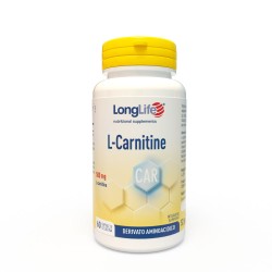 Packaging del prodotto Longlife L-Carnitine Integratore per Metabolismo dei Lipidi 60 Capsule Packaging del prodotto Longlife L-Carnitine Integratore per Metabolismo dei Lipidi 60 Capsule