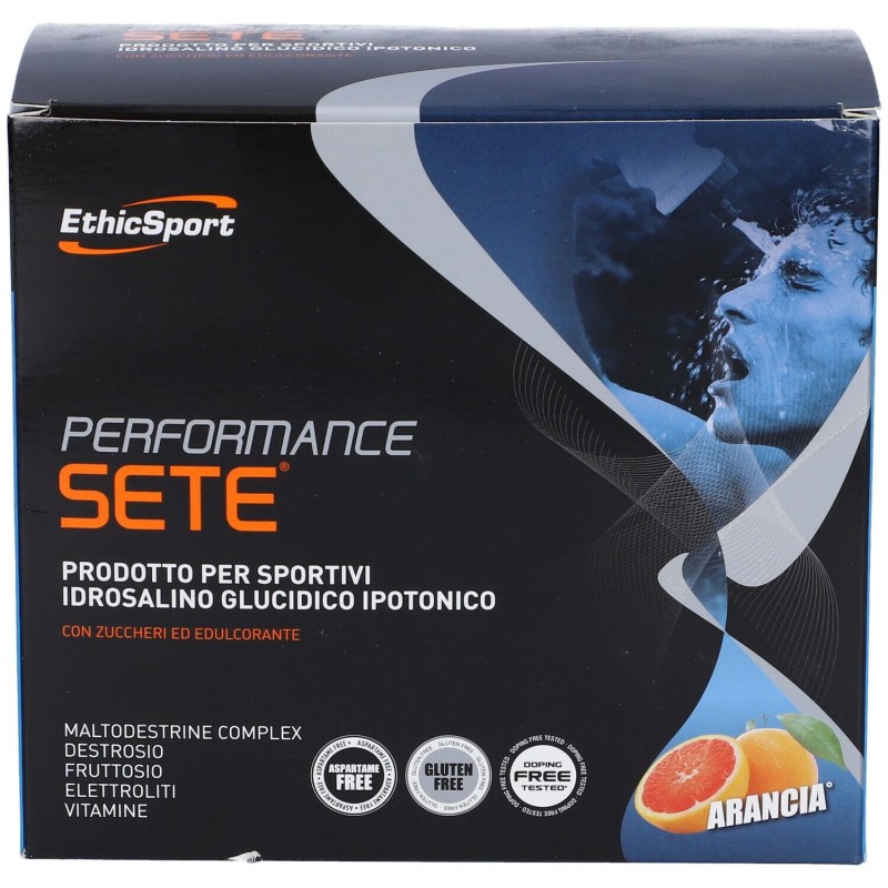 Packaging integro del prodotto Ethicsport Performance Sete Arancia per Reintegrazione Liquidi 14 Buste da 22g Packaging integro del prodotto Ethicsport Performance Sete Arancia per Reintegrazione Liquidi 14 Buste da 22g