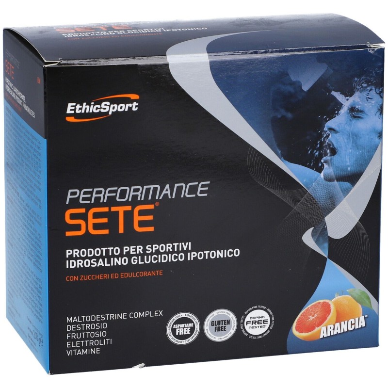 Foto ravvicinata di Ethicsport Performance Sete Arancia per Reintegrazione Liquidi 14 Buste da 22g Foto ravvicinata di Ethicsport Performance Sete Arancia per Reintegrazione Liquidi 14 Buste da 22g