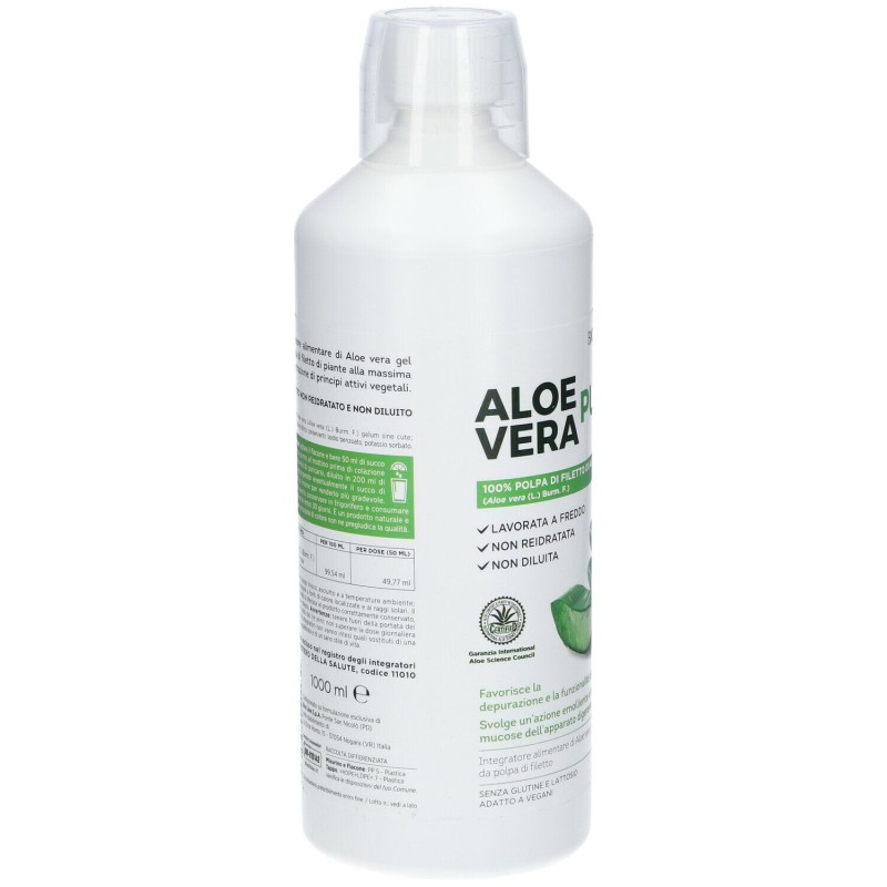 Pack ufficiale del prodotto Bios Line Aloe Vera Pura Integratore con Aloe Vera 1 Litro Pack ufficiale del prodotto Bios Line Aloe Vera Pura Integratore con Aloe Vera 1 Litro