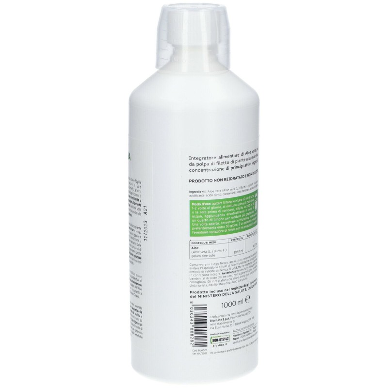 Aspetto del prodotto Bios Line Aloe Vera Pura Integratore con Aloe Vera 1 Litro Aspetto del prodotto Bios Line Aloe Vera Pura Integratore con Aloe Vera 1 Litro