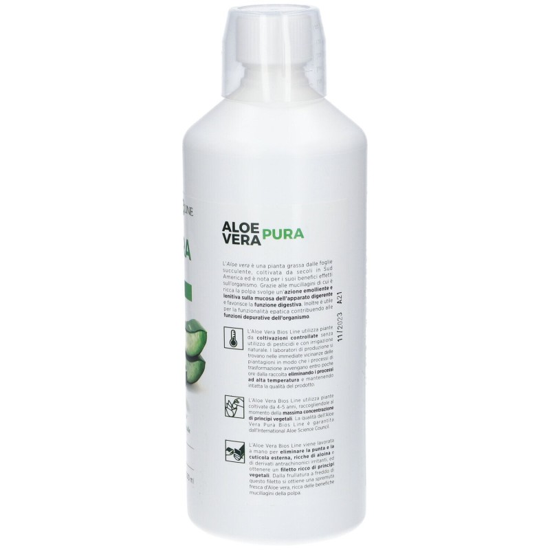Scatola integra del prodotto Bios Line Aloe Vera Pura Integratore con Aloe Vera 1 Litro Scatola integra del prodotto Bios Line Aloe Vera Pura Integratore con Aloe Vera 1 Litro