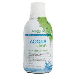 Scatola originale del prodotto Bios Line Acquadren Integratore Drenante 500ml Scatola originale del prodotto Bios Line Acquadren Integratore Drenante 500ml
