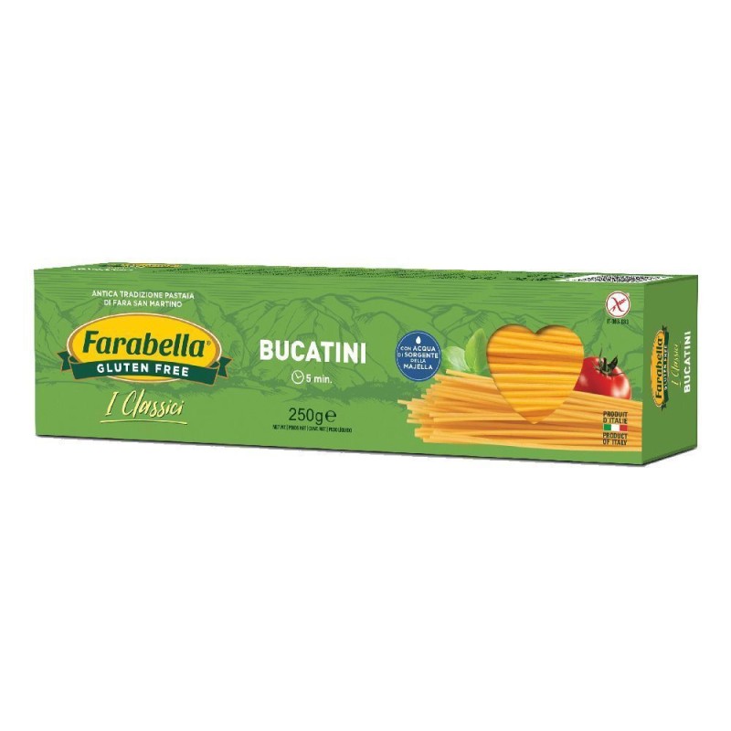 Primo piano di Farabella Bucatini Senza Glutine 250g Primo piano di Farabella Bucatini Senza Glutine 250g