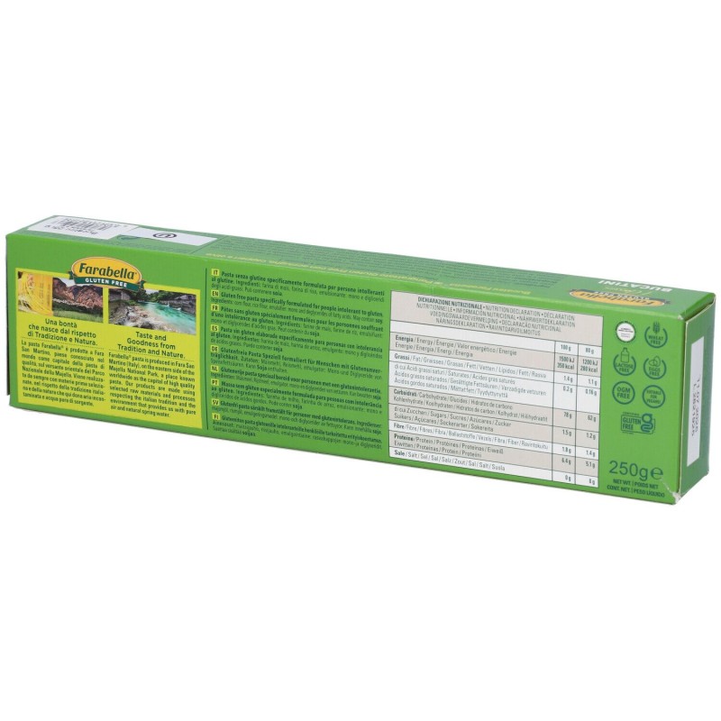 Confezione sigillata di Farabella Bucatini Senza Glutine 250g Confezione sigillata di Farabella Bucatini Senza Glutine 250g