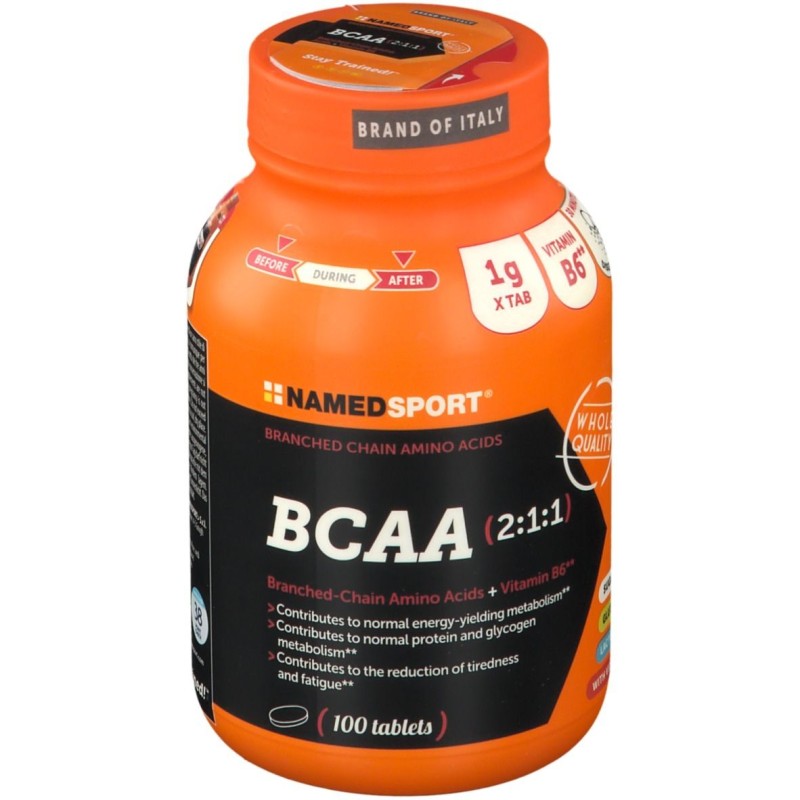 Packaging integro del prodotto Named Sport BCAA 211 100 Compresse Packaging integro del prodotto Named Sport BCAA 211 100 Compresse
