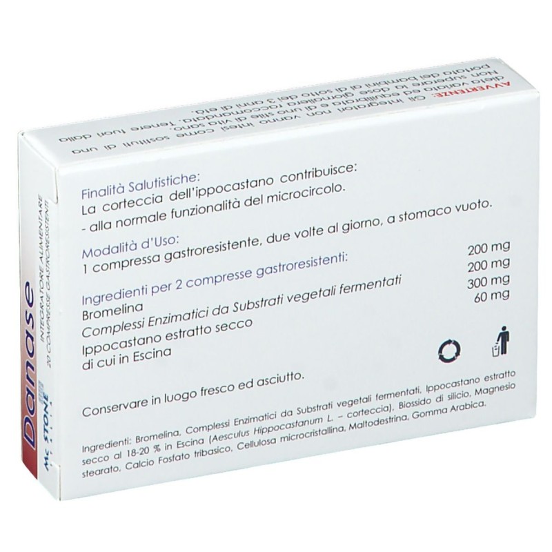 Packaging integro del prodotto Danase Integratore Drenante 20 Compresse Packaging integro del prodotto Danase Integratore Drenante 20 Compresse