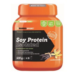 Foto illustrativa del packaging di Named Sport Soy Protein Isolate Proteine Gusto Vanilla Cream 500g Foto illustrativa del packaging di Named Sport Soy Protein Isolate Proteine Gusto Vanilla Cream 500g
