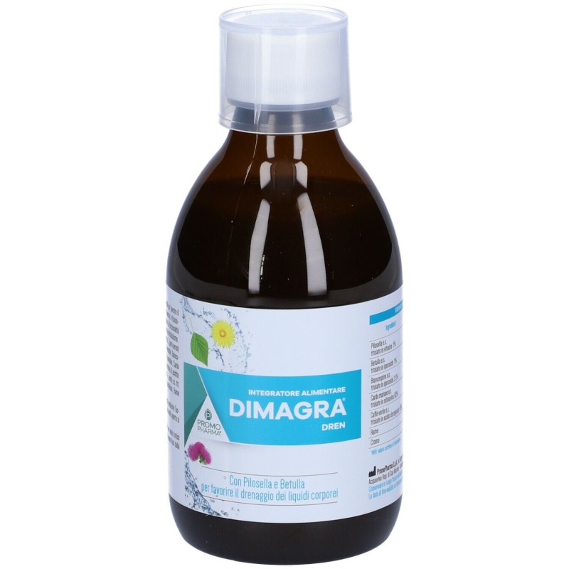 Primo piano di Dimagra Dren per Drenaggio e Depurazione 300ml Primo piano di Dimagra Dren per Drenaggio e Depurazione 300ml