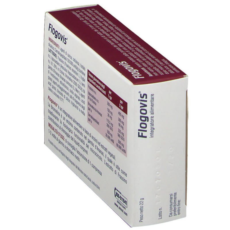 Confezione commerciale diFlogovis per Microcircolo e Drenaggio 20 Compresse 800 Mg Confezione commerciale diFlogovis per Microcircolo e Drenaggio 20 Compresse 800 Mg