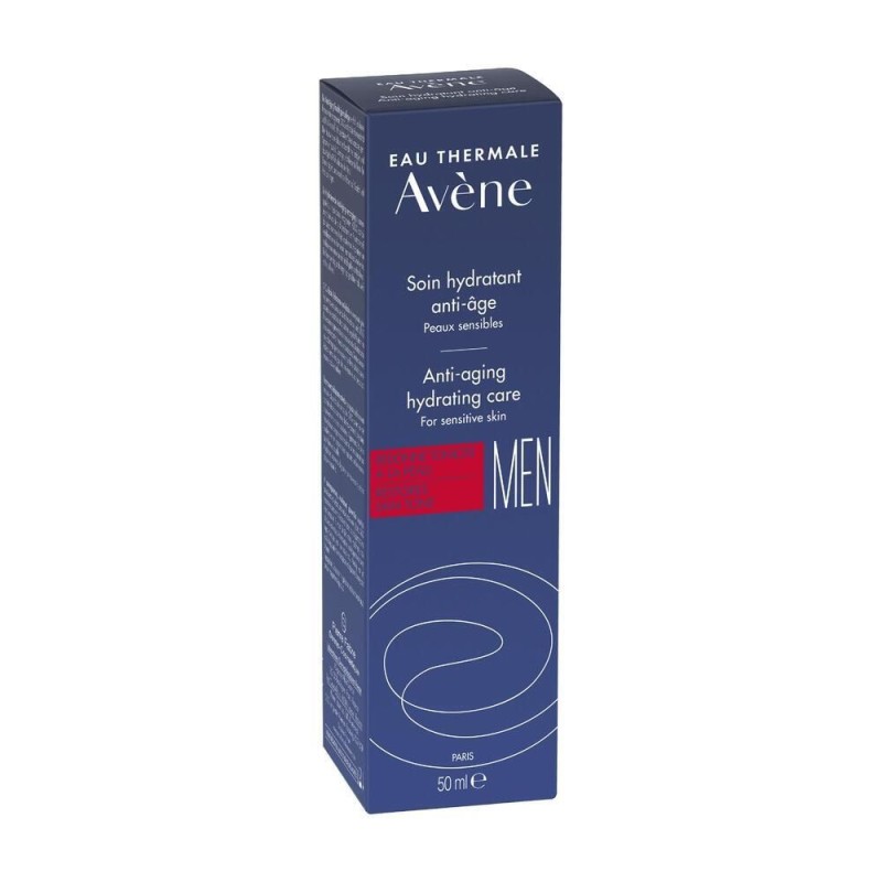 Presentazione grafica di Avene Men Trattamento Idratante Antietà Uomo 50ml Presentazione grafica di Avene Men Trattamento Idratante Antietà Uomo 50ml