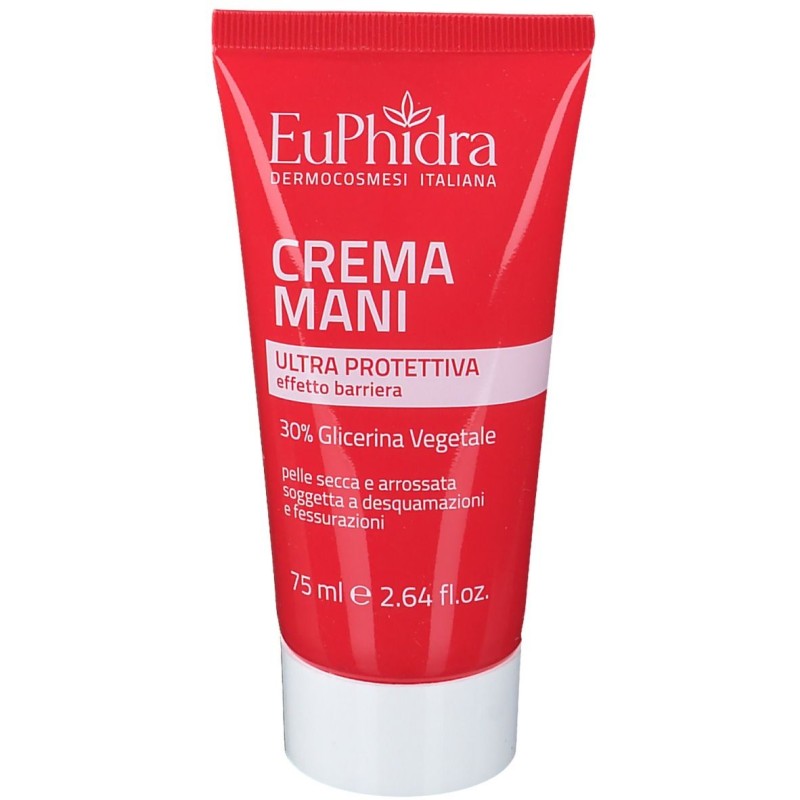 Scatola integra del prodotto EuPhidra Crema Mani Ultraprotettiva per Mani 75ml