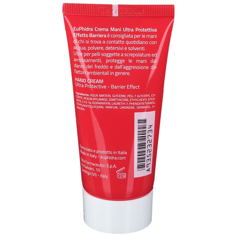 Foto esplicativa di EuPhidra Crema Mani Ultraprotettiva per Mani 75ml