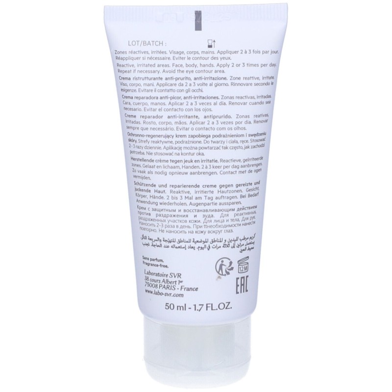 Scatola originale del prodotto SVR Topialyse Crema Barriera Riparatrice Anti Prurito 50ml Scatola originale del prodotto SVR Topialyse Crema Barriera Riparatrice Anti Prurito 50ml