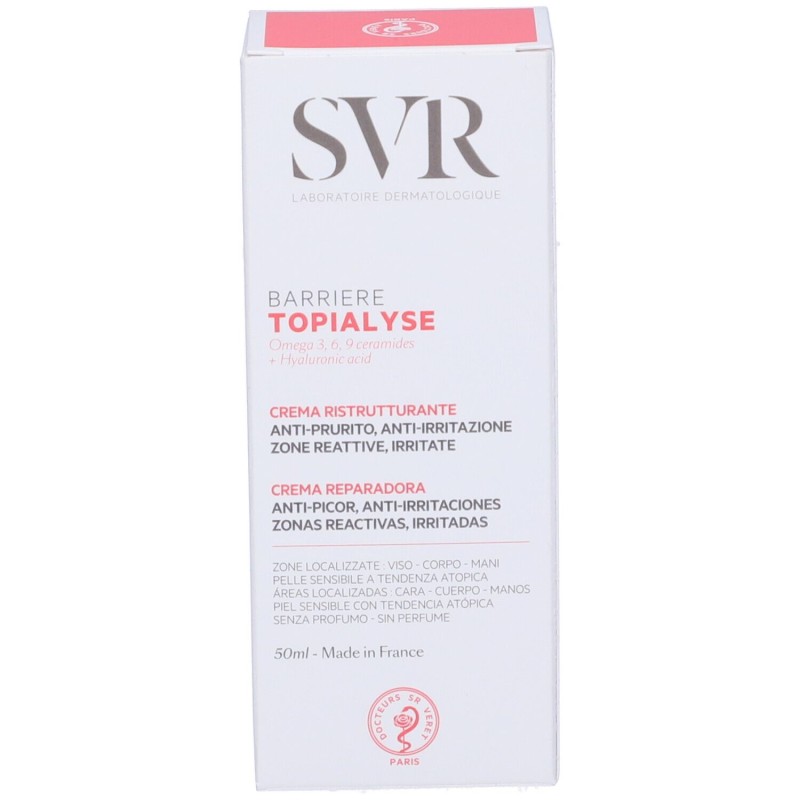 Foto ravvicinata di SVR Topialyse Crema Barriera Riparatrice Anti Prurito 50ml Foto ravvicinata di SVR Topialyse Crema Barriera Riparatrice Anti Prurito 50ml