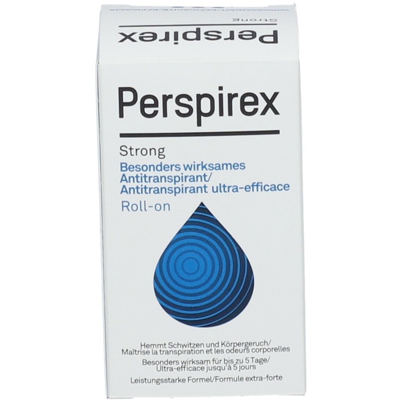 Foto ravvicinata di Perspirex Strong Roll On Antitraspirante per Cattivi Odori Roll 20ml Foto ravvicinata di Perspirex Strong Roll On Antitraspirante per Cattivi Odori Roll 20ml
