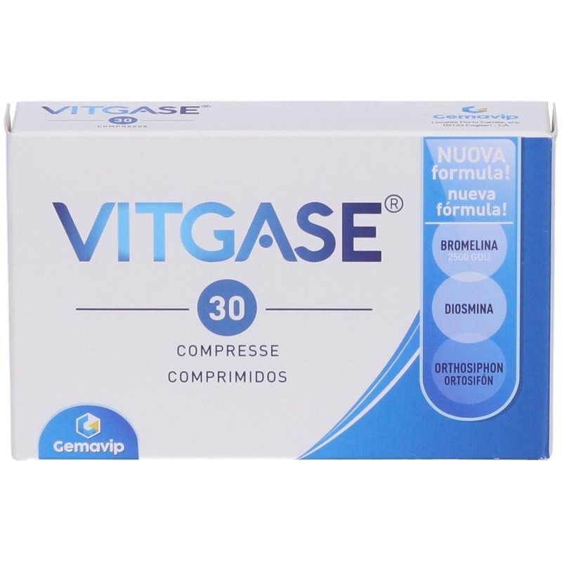 Foto illustrativa del packaging di Vitgase Integratore Drenante 30 Compresse Foto illustrativa del packaging di Vitgase Integratore Drenante 30 Compresse