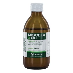 Packaging integro del prodotto Miscela 3 Oli per Idratazione e Nutrimento Pelle 200ml Packaging integro del prodotto Miscela 3 Oli per Idratazione e Nutrimento Pelle 200ml