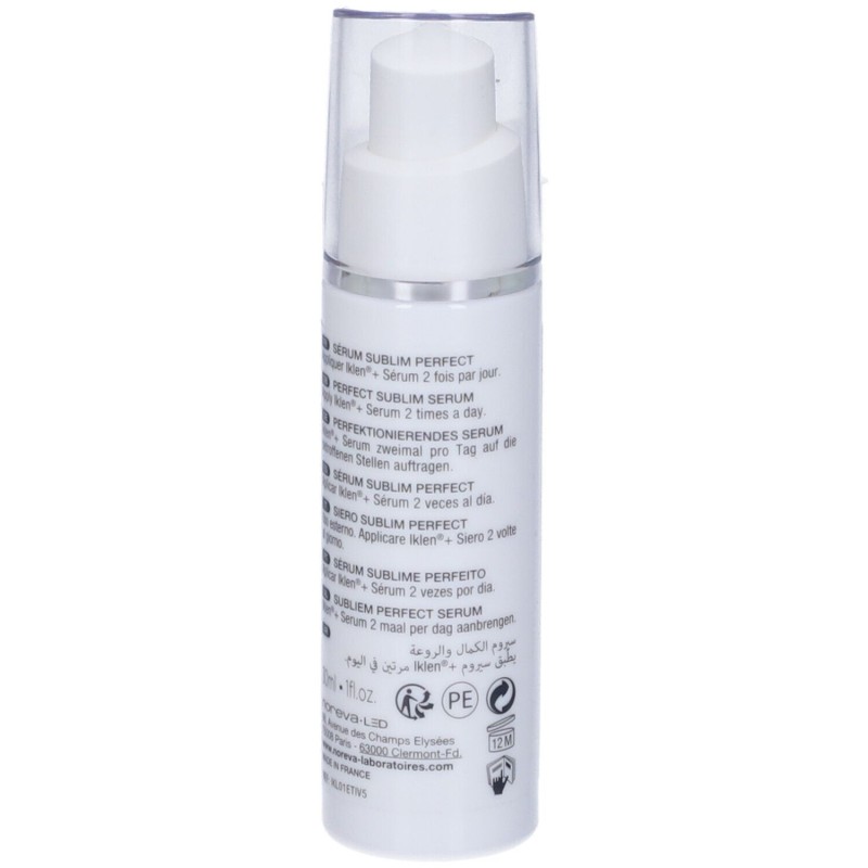 Scatola integra del prodotto Noreva Iklen Siero Anti Macchie e Antietà 30ml