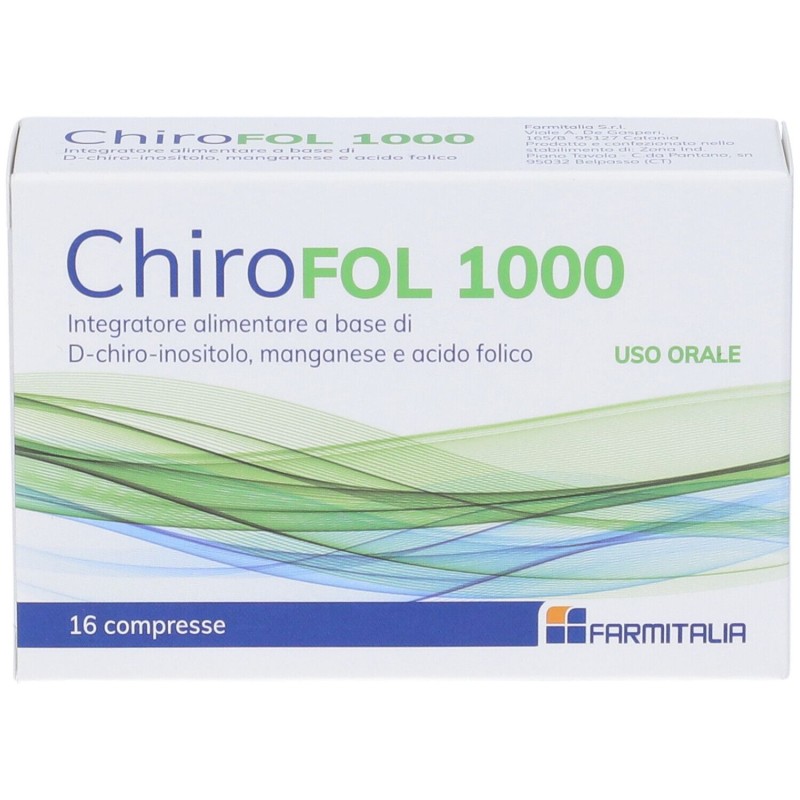 Aspetto del prodotto Chirofol 1000 Integratore per Aiuto Gravidanza 16 Compresse Aspetto del prodotto Chirofol 1000 Integratore per Aiuto Gravidanza 16 Compresse