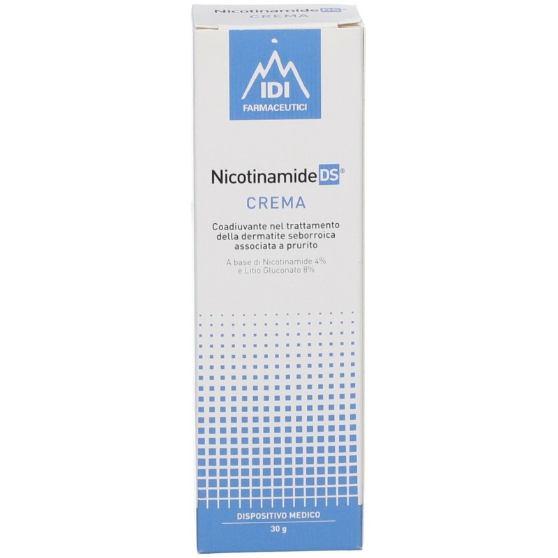 Foto esplicativa di Nicotinamide DS Crema per la Dermatite Seborroica 30gr Foto esplicativa di Nicotinamide DS Crema per la Dermatite Seborroica 30gr