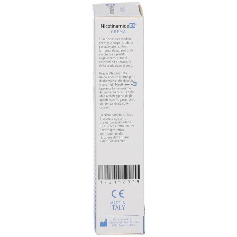 Packaging del prodotto Nicotinamide DS Crema per la Dermatite Seborroica 30gr Packaging del prodotto Nicotinamide DS Crema per la Dermatite Seborroica 30gr